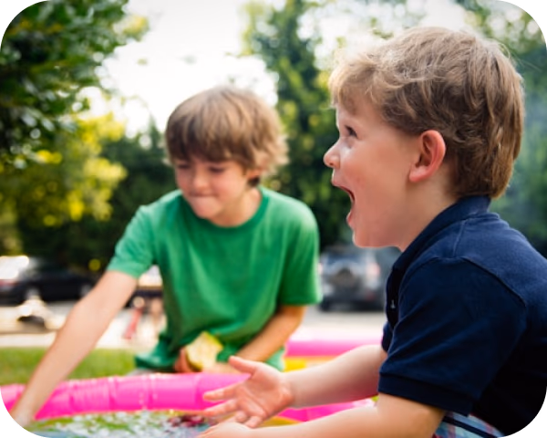 Community smiling together